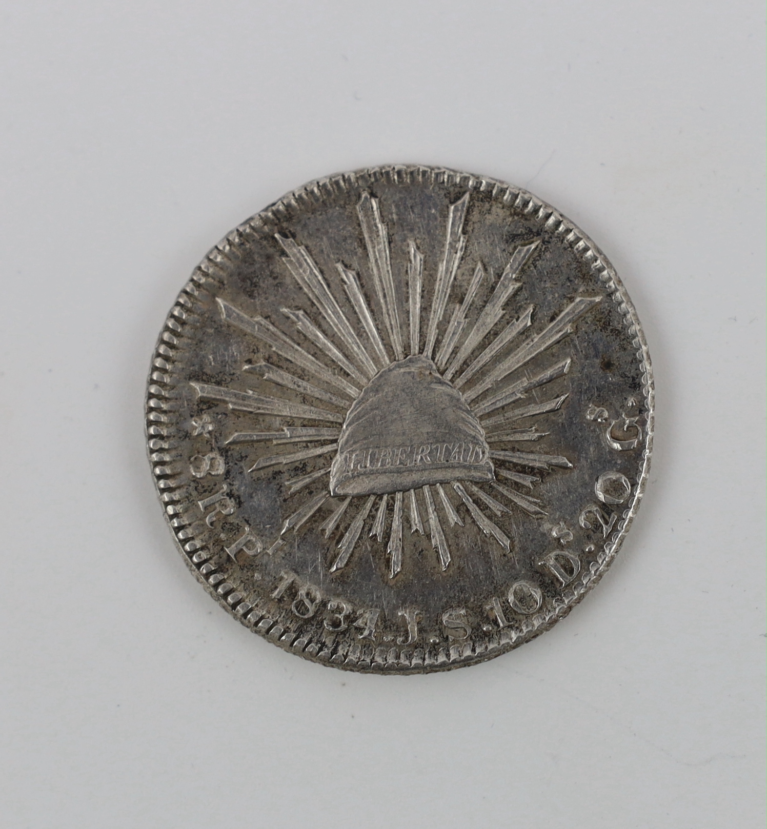 Mexico coins, 8 Reales 1834